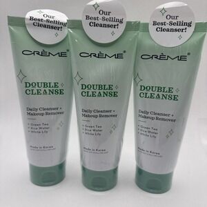 New Sealed Lot of 3 The Creme Shop Korean Skincare Double Cleanse 5.07 fl. oz.